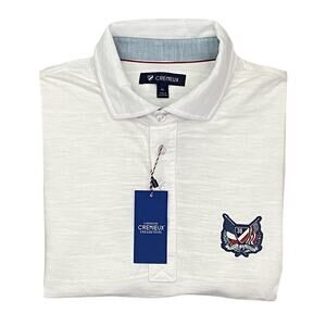 Daniel Cremieux Polo Shirt Men's XL Short Sleeve Polo Shirt White Stripe NEW